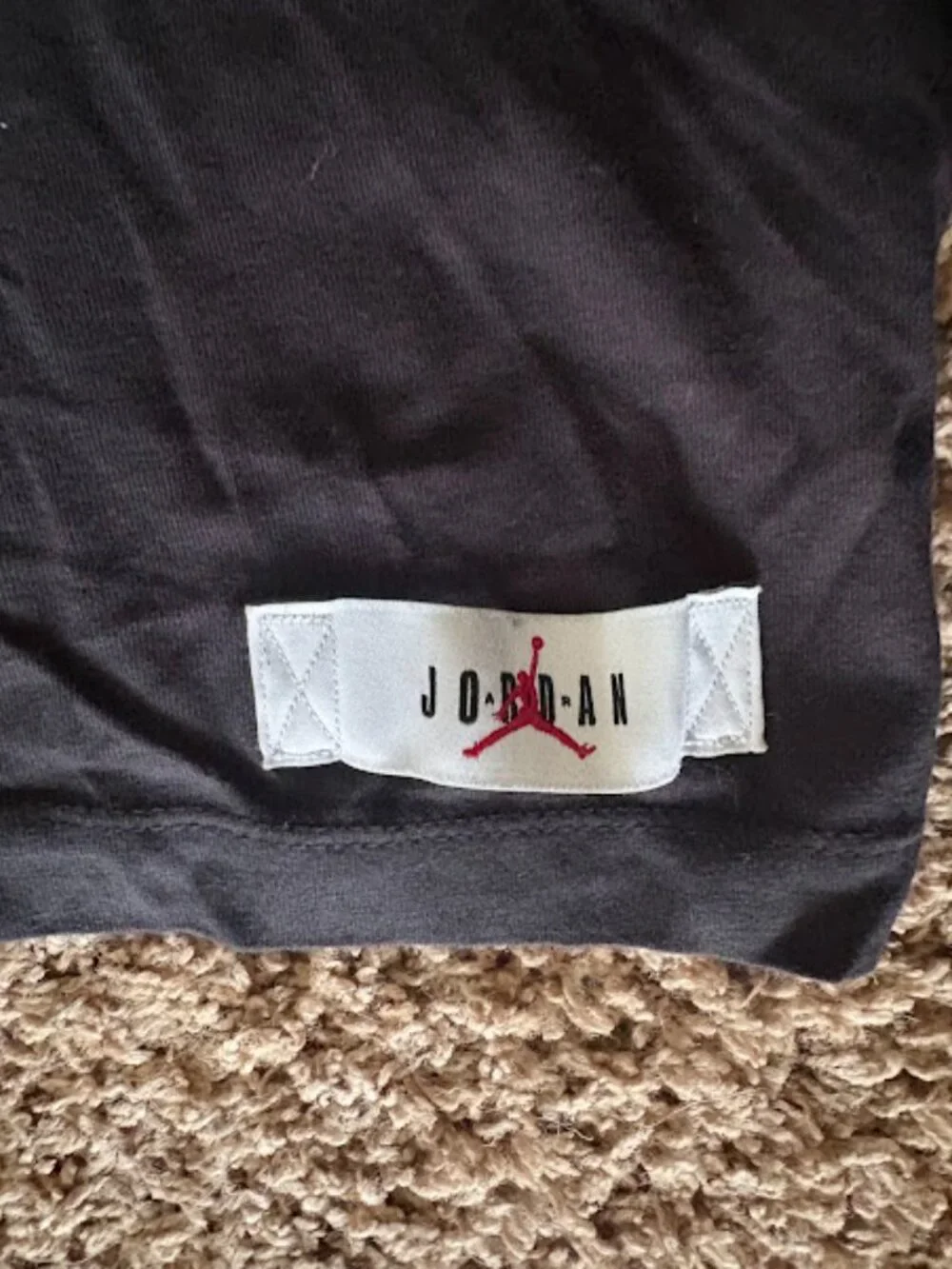 Jordan Men's Black & Gold Gel Core Short Sleeve Graphic T-Shirt Size XL